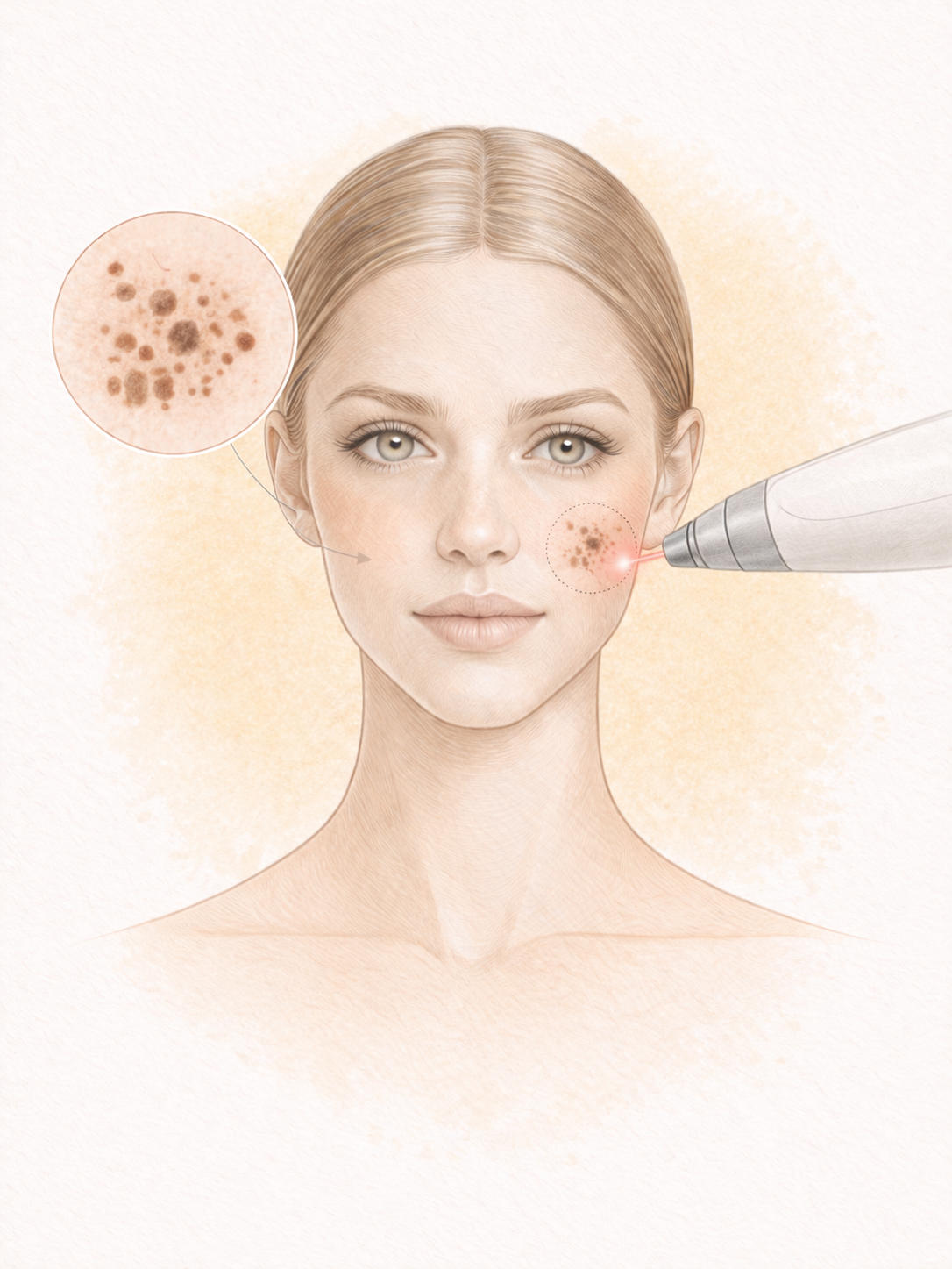 Luz pulsada intensa (IPL) para manchas y luminosidad