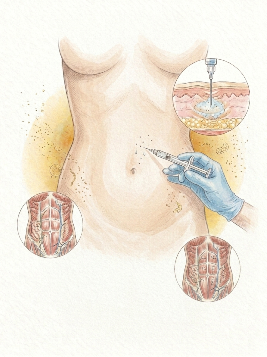 Mesoterapia corporal para contorno y piel de naranja